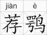 荐鹗的拼音