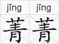 菁菁的拼音