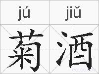 菊酒的拼音