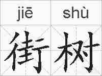 街树的拼音