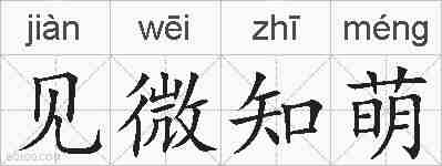 见微知萌的拼音