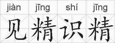 见精识精的拼音