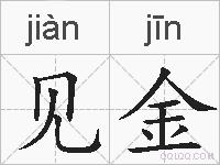 见金的拼音