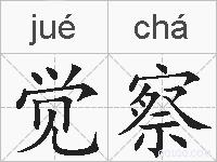 觉察的拼音