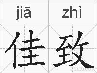 佳致的拼音