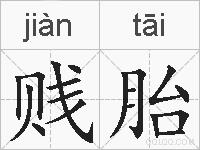 贱胎的拼音
