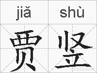 贾竖的拼音