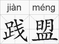 践盟的拼音