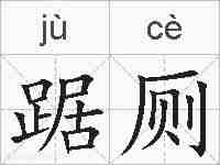 踞厕的拼音