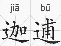 迦逋的拼音
