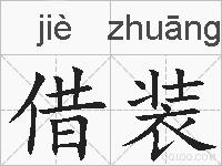 借装的拼音