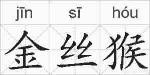 金丝猴的拼音