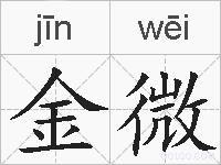 金微的拼音