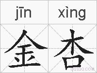 金杏的拼音