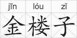 金楼子的拼音
