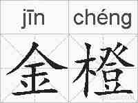金橙的拼音