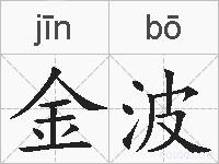 金波的拼音