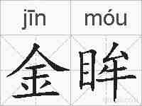 金眸的拼音