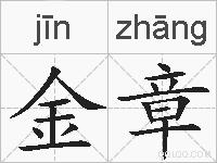 金章的拼音