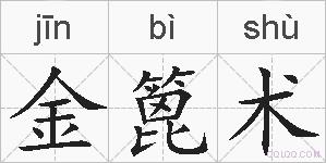 金篦术的拼音