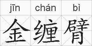 金缠臂的拼音