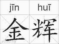 金辉的拼音