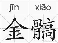 金髇的拼音