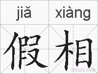 假相的拼音