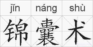 锦囊术的拼音