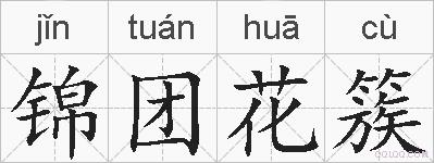 锦团花簇的拼音