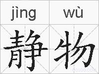 静物的拼音