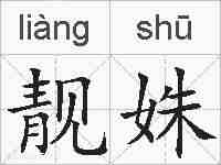 靓姝的拼音