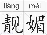 靓媚的拼音