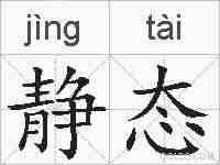 静态的拼音