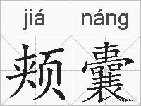 颊囊的拼音