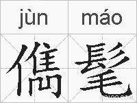 儁髦的拼音