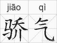 骄气的拼音