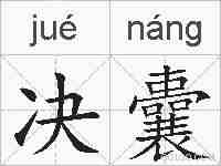 决囊的拼音