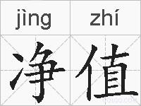 净值的拼音