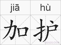 加护的拼音