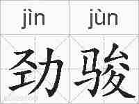 劲骏的拼音