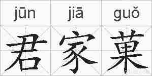 君家菓的拼音