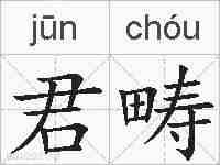 君畴的拼音