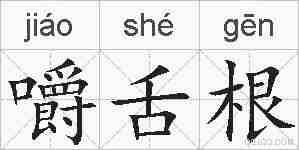 嚼舌根的拼音