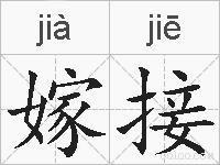 嫁接的拼音