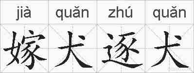 嫁犬逐犬的拼音