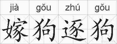 嫁狗逐狗的拼音