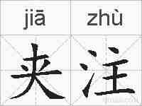 夹注的拼音