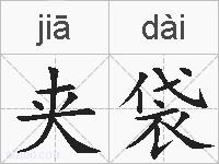 夹袋的拼音