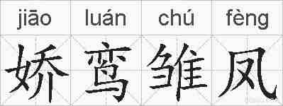 娇鸾雏凤的拼音